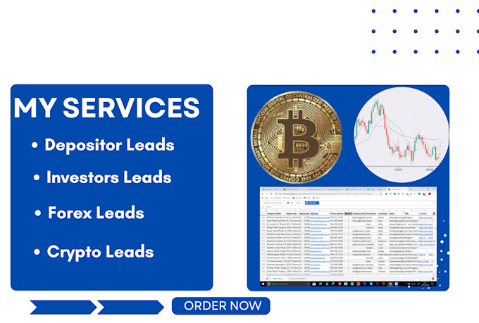 provide hot verified finance fresh leads, crypto  coin leads